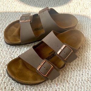 Birkenstock sandals.